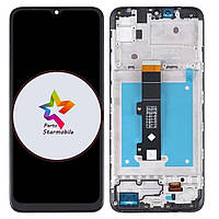 Дисплей Motorola Moto E20 | XT2155 с тачскрином и рамкой, черный | модуль
