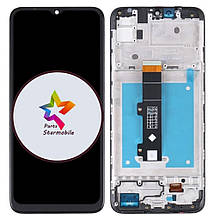 Дисплей Motorola Moto E20 XT2155 з тачскрином та рамкою, чорний | модуль