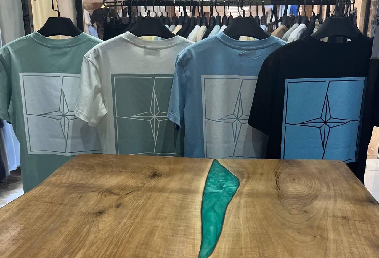 Чоловіча футболка Stone Island CK6346 оливка