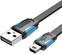 Кабель передачи данных Vention USB 2.0 to Mini USB 5 Pin 1.5 м Black (VAS-A14-B150)