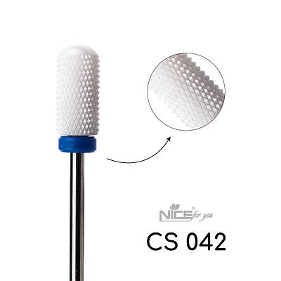Фреза керамічна Nice for you ЦИЛІНДР CS042 Синя