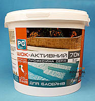 Активный шоковый хлор в гранулах Barchemicals PG 30 Clorocal не стабилизированный (5 кг)