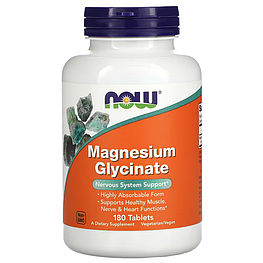 Magnesium Glycinate Now Foods 180 таблеток