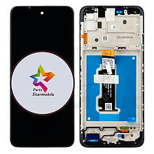 Дисплей Motorola Moto E30 XT2158-6 з тачскрином та рамкою, чорний