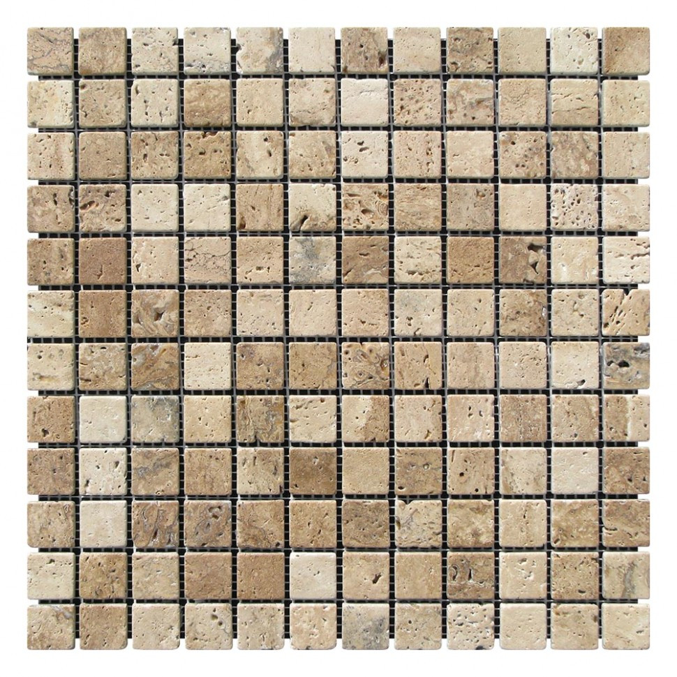 Мозаїка з травертину Матова МКР-2СВ (23x23) Travertine Classic