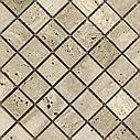 Мозаїка з травертину Полірована МКР-2П (23x23) Travertine Classic, фото 5