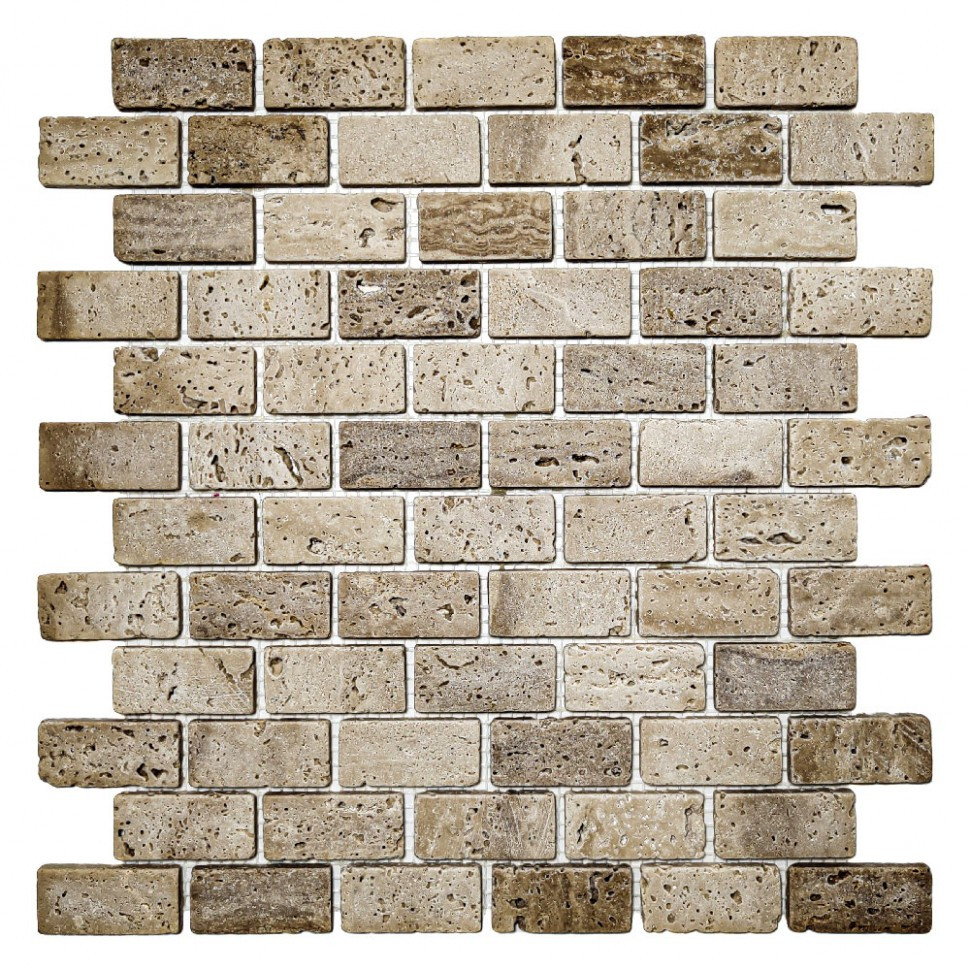 Мозаїка з травертину Матова МКР-11СВ (47x23) Travertine Classic