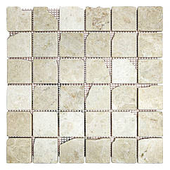 Мозаїка з мармуру Матова МКР-3СВА (47x47) Victoria Beige MB