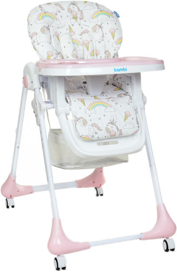 СТІЛЕЦЬ ДЛЯ ГОДУВАННЯ  Unicorn Pink  єдиноріг рожевий M 3233 коробка  52-35-62,5 см