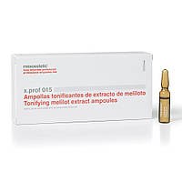 Препарат мезотерапії Mesoestetic X. prof 015 Melilit and rutin extract / Екстракт Буркуну + Рутин, 2 мл