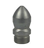 Форсунка для прочищення каналізації та труб N2002 (3+1 розмір 030 різьба 22 мм), фото 2