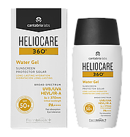 Сонцезахисний зволожуючий гель-флюїд Cantabria Heliocare 360 Water Gel SPF 50+