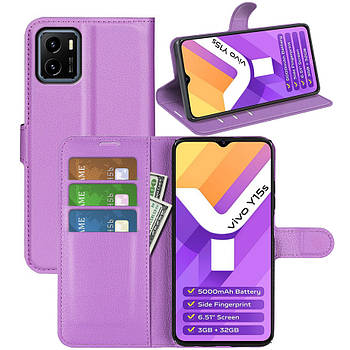 Чохол-книжка Litchie Wallet для Vivo Y15s Violet