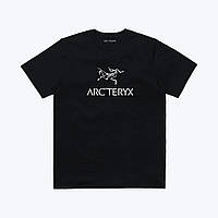 Черная футболка Arcteryx Logo унисекс Arc'teryx