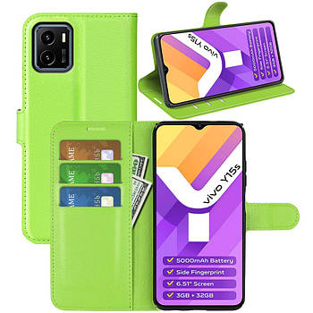 Чохол-книжка Litchie Wallet для Vivo Y15s Light Green