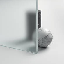 Скло 4мм діамант матовий загартований з кромкою