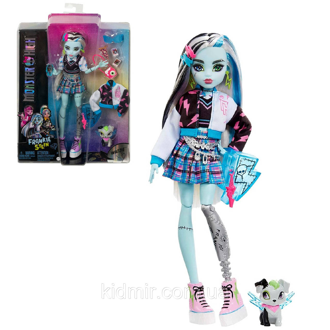 Monster High Frankie Stein HHK53 Лялька Монстр хай Френкі Штейн Базова, фото 1