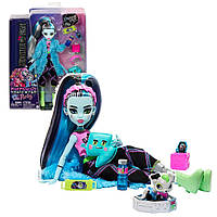 Monster High Frankie Stein HKY68 Лялька Монстр Хай Френкі Штейн Піжамна вечірка