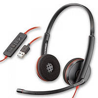 Гарнитура для колл центра наушники проводные Plantronics Blackwire C3220 USB-A (209745-201)