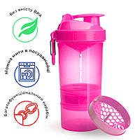 Шейкер спортивний SmartShake Original2GO 600ml Neon Pink (Original)