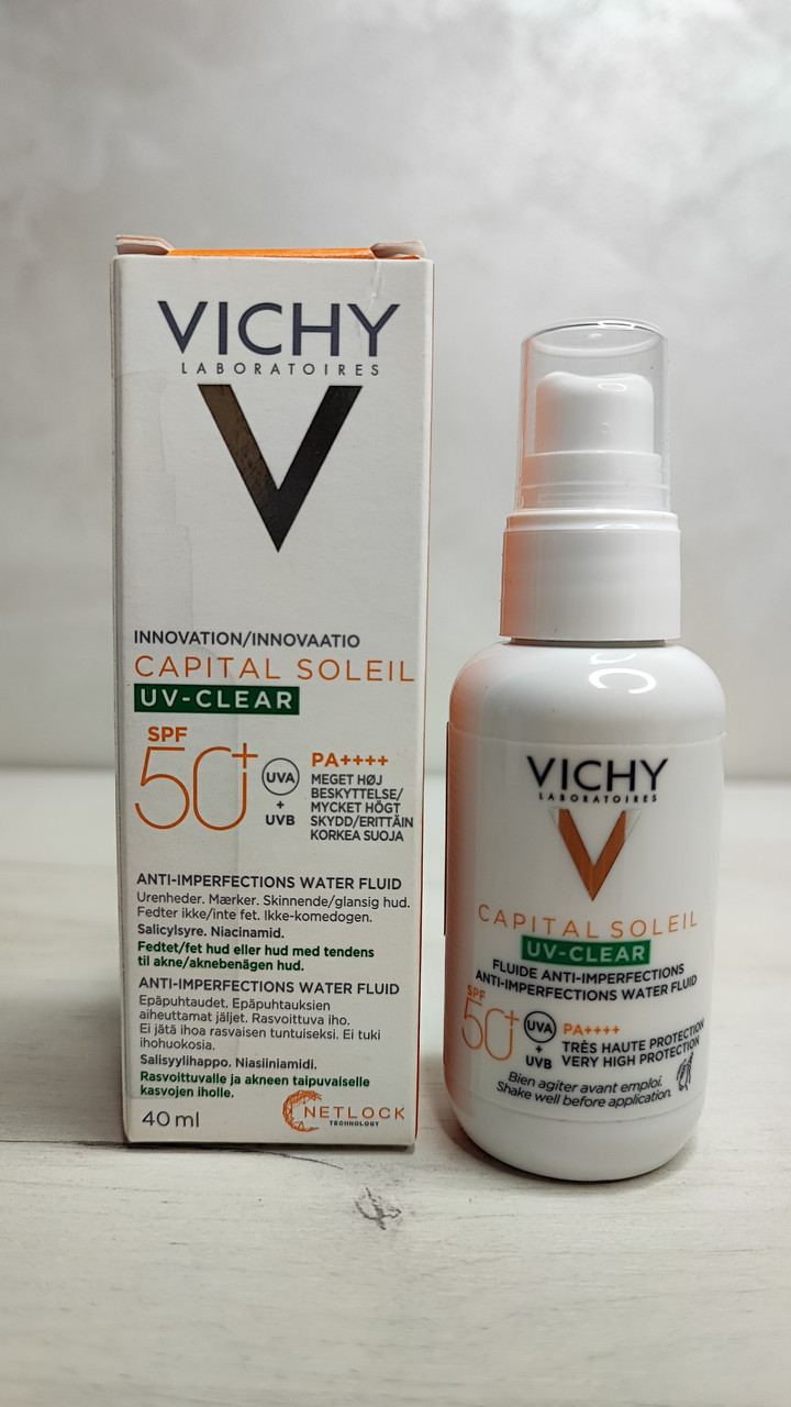 Солнцезащитный флюид для лица Vichy Capital Soleil UV-Clear SPF50 - фото 3 - id-p1871598002