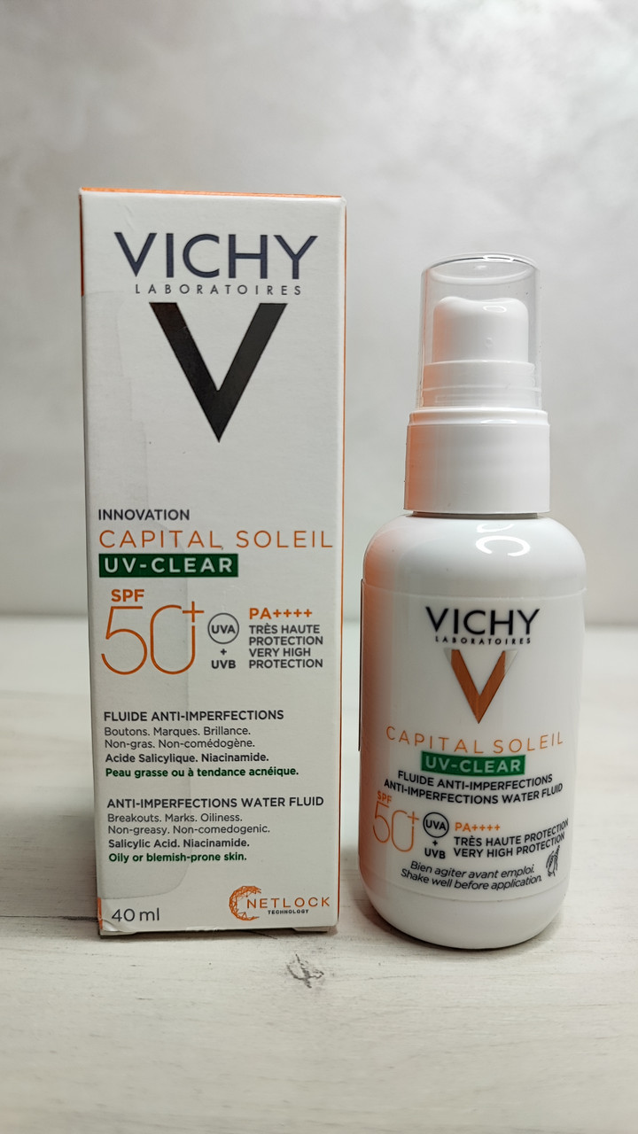 Сонцезахисний флюїд для обличчя Vichy Capital Soleil UV-Clear SPF50