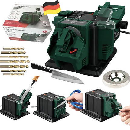 Точильний верстат для заточування ножів, ножиць, свердел, стамесок Parkside PSS 65 C1 Германія, фото 1