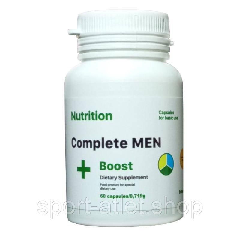 Стимулятор тестостерону EntherMeal Complete Men+ Boost, 60 капсул