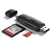 Кардридер Ugreen CM304 Black Multifunction Card Reader (80191)