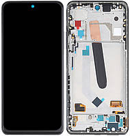 Дисплей модуль тачскрин Xiaomi Poco F3/Mi 11i/Mi 11X/Redmi K40 черный Amoled оригинал переклеенное стекло в