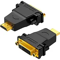 Переходник Ugreen Adapter HDMI (тато) - DVI (24 + 5) (мама) Black (20123)