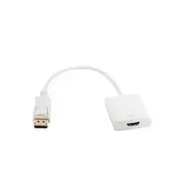 Переходник PowerPlant KD00AS1236 HDMI (мама) - DisplayPort (тато) White