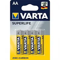 Батарейка Varta SUPERLIFE R6 АА, 4 шт