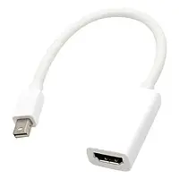 Переходник STLab mini DisplayPort (тато) - HDMI (мама) White