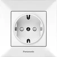 Розетка Panasonic Arkedia Slim WNTC02122WH-UAWhite