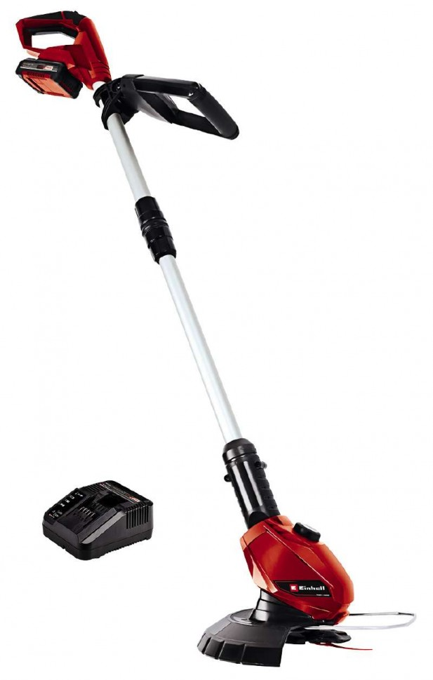 Професійний тример акумуляторний Einhell GE-CT 18 Li Kit : з АКБ 18V 2,0 Ah, 8500 об/хв, ширина зрізу 24 см