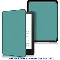 Чехол-книга для электронной книги BeCover Smart Case Amazon Kindle Paperwhite 11th Gen. 2021 Dark Green