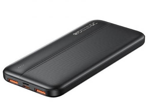 УМБ Remax RPP-212 Tinyl 10000mAh 2USB 1Type-C 1MicroUSB 22.5W Black (RPP-212), фото 1