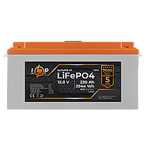 Акумулятор LP LiFePO4 LCD 12V (12,8V) - 230 Ah (2944Wh) (BMS 100A/50A) пластик, фото 5