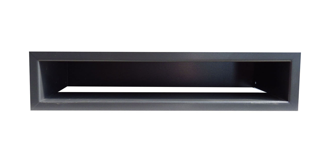 Решітка камінна люфт (ширина 9 см), графіт, фото 1