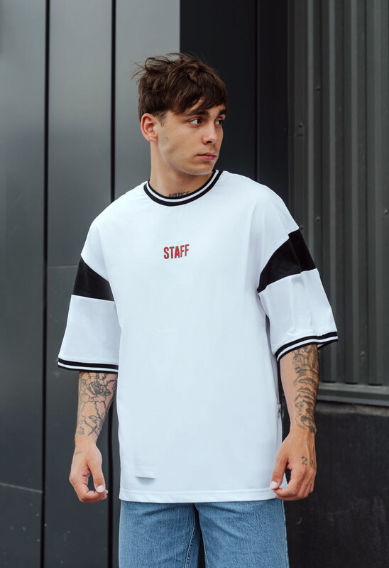 Футболка чоловіча оверсайз Staff de oversize