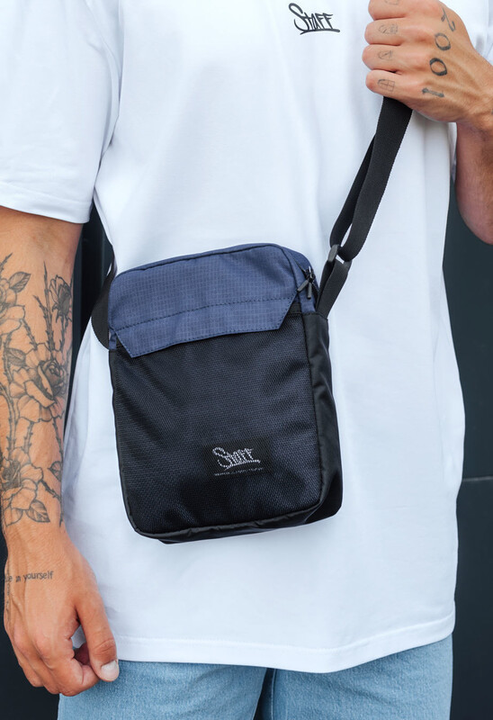 Сумка через плече з сітчастою кишенею Staff cr navy, фото 1