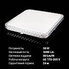 Світильник світлодіодний Biom SMART SML-S03-50/2 3000-6000K 50 Вт з д/у, фото 2