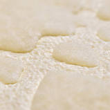 Покривало плед 220x240 см Royal євро IDEIA молоко шикарне ніжне на ліжко, фото 7