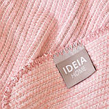 Плед покривало на ліжко Adina 180х200 см IDEIA натуральне бавовна пудра, фото 5