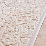 Покривало плед Royal IDEIA 220x240 см беж євро на ліжко, фото 4