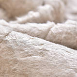 Покривало плед Royal IDEIA 220x240 см беж євро на ліжко, фото 8