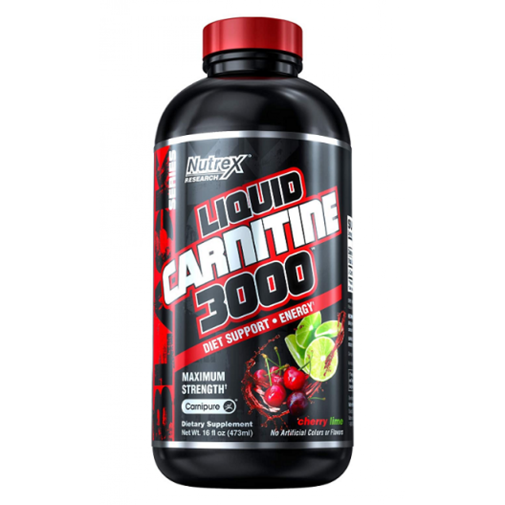 Liquid L-Carnitine 3000 - 480ml Green Apple, фото 1