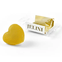 Jelini, Мармелад "Серце" Лимон, жувальний без цукру, 30 грам