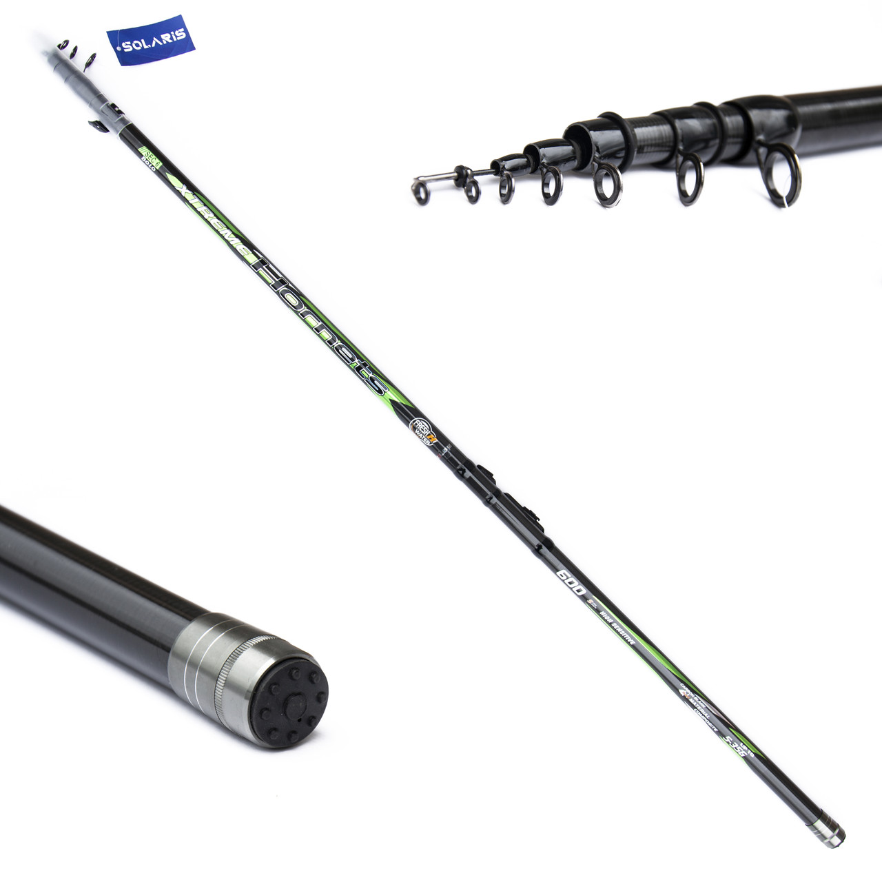 Удилище телескопічне SOLARIS Xtreme Hornets bolo 5m 5-35g карбон
